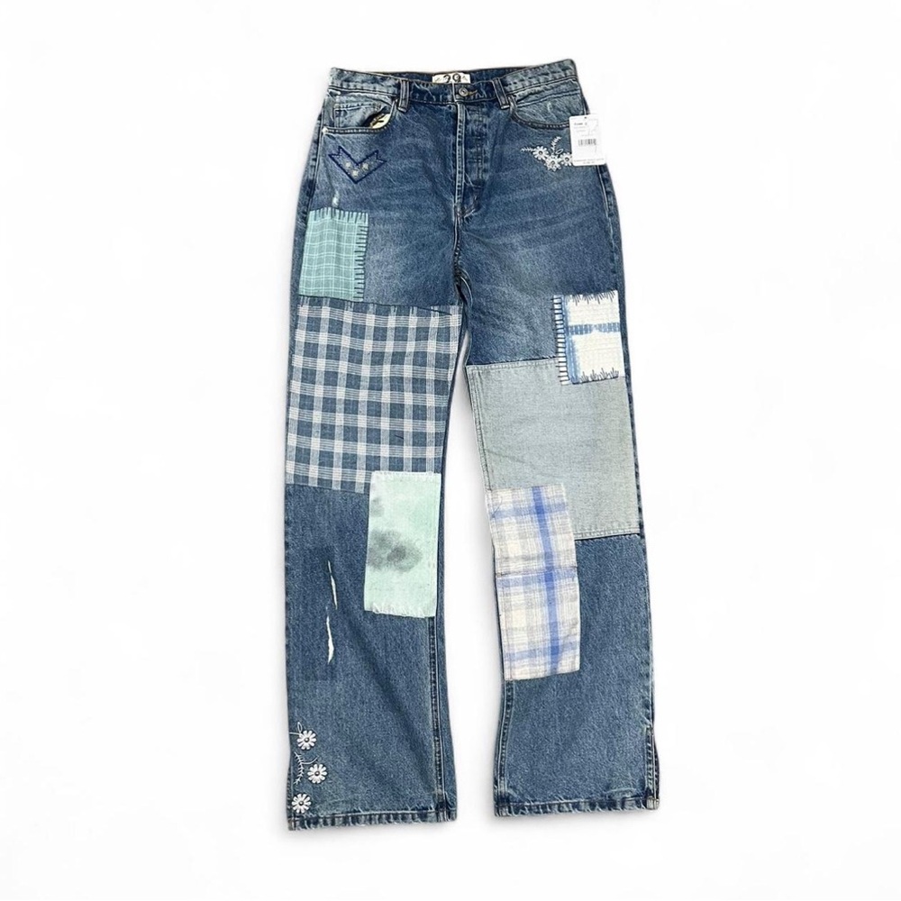 NWT Free People Jean Patchwork 29